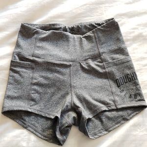 Doughnuts & Deadlifts high waist shorts